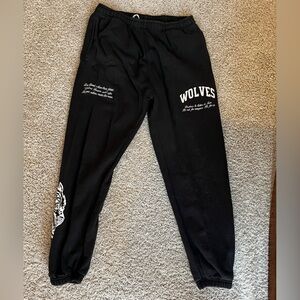 Darc Sport Black Wolves Jogger Pants